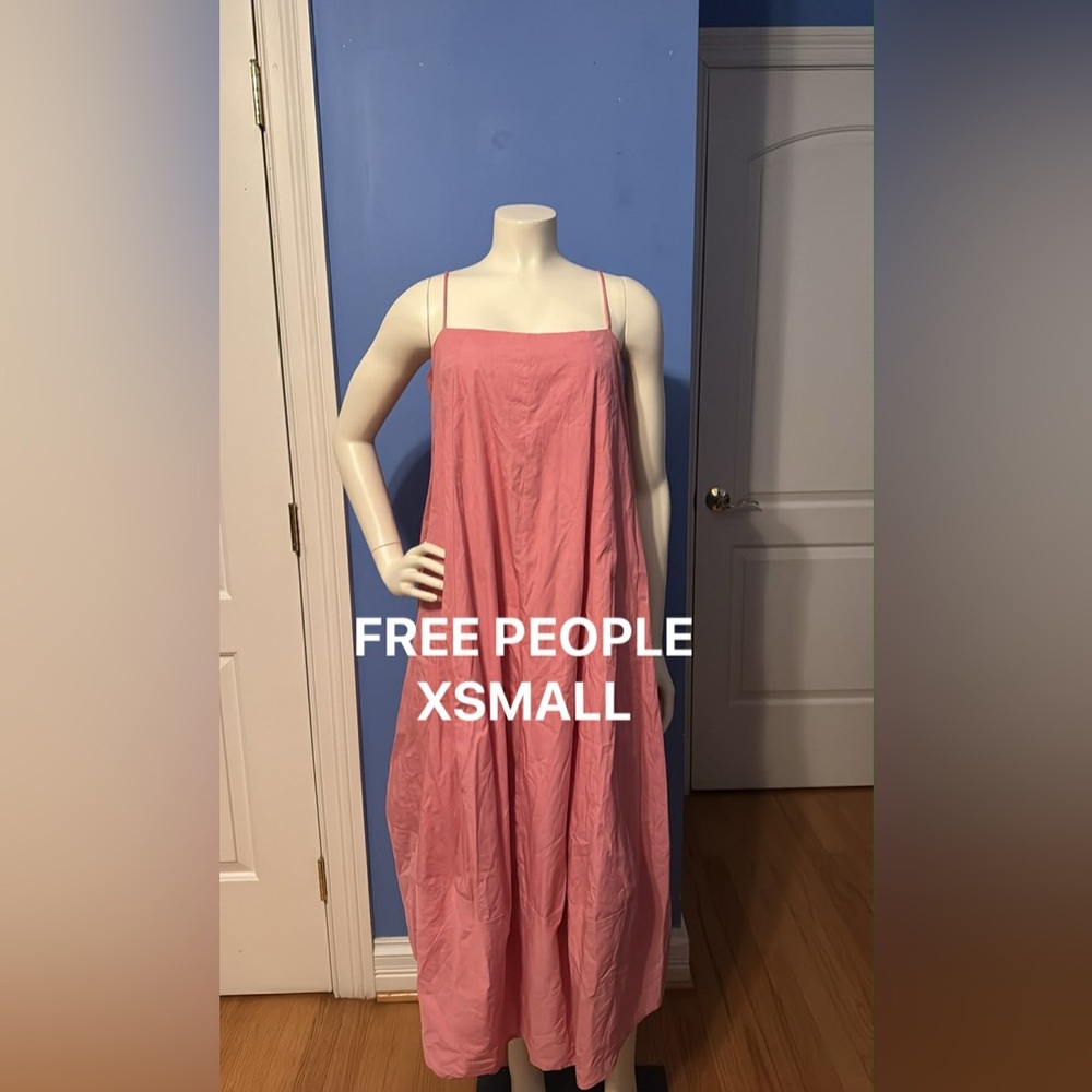 Free People Blush Pink Flowy Dress